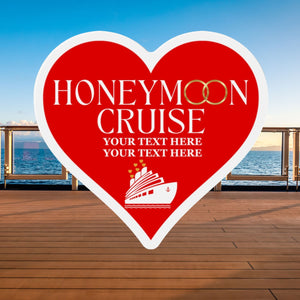 Personalized Honeymoon Cruise Door Magnet Home Decor Printify