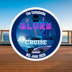 Personalized Blues Cruise Door Magnet Cruise Door Magnets Cruise Into