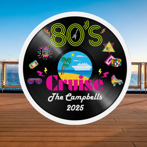 Personalized 80's Cruise Door Magnet Cruise Door Magnets Cruise Into
