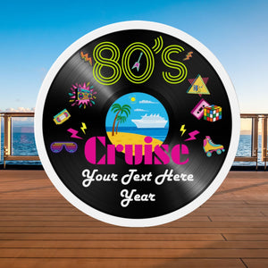 Personalized 80's Cruise Door Magnet Cruise Door Magnets Cruise Into
