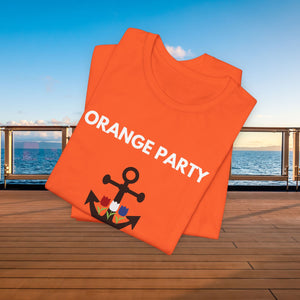 Holland America Orange Party Cruise T-Shirt SHIRT Cruise Into