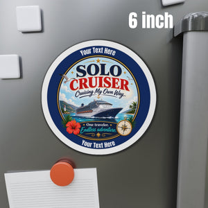 Personalized Solo Cruiser Cruise Door Magnet