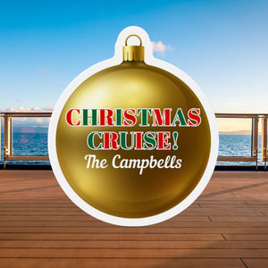 Personalized Christmas Cruise Ornament Cruise Door Magnet Cruise Door Magnets Cruise Into