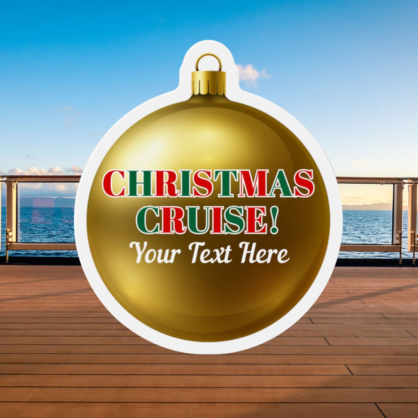 Personalized Christmas Cruise Ornament Cruise Door Magnet Cruise Door Magnets Cruise Into