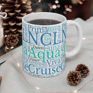 Norwegian Cruise Words Coffee Mug Mug Cruise Into