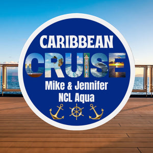 Personalized Caribbean Cruise Door Magnet Cruise Door Magnets Cruise Into