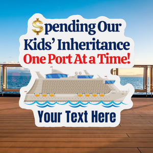 Spending Our Kids' Inheritance One Port At a Time! Personalized Cruise Door Magnet Cruise Door Magnets Cruise Into