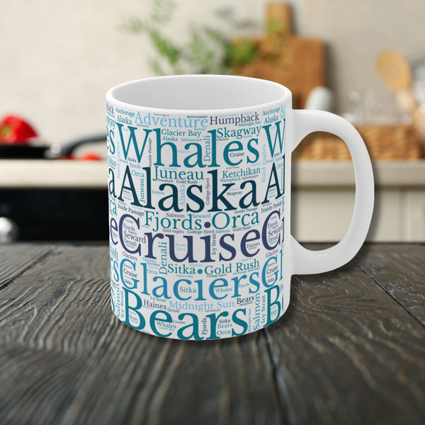 Alaska Cruise Words Mug Mug   