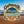 Personalized Cruise Partners for Life cruise door magnet with gold porthole design, custom names, and scenic ocean background