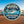 Round navy and teal cruise door magnet with a ship, compass and gold rope border. Text reads “Not all who wander are lost… some of us are looking for our cabin!”