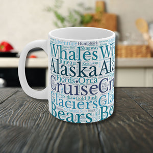 Alaska Cruise Words Mug Mug   