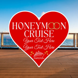 Personalized Honeymoon Cruise Door Magnet Cruise Door Magnet