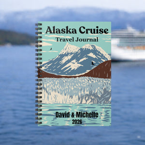 Personalized Alaska Cruise Glacier Bay Travel Journal Journal Cruise Into
