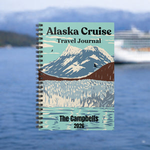 Personalized Alaska Cruise Glacier Bay Travel Journal Journal Cruise Into