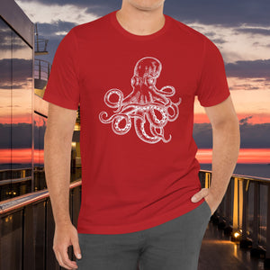 Scarlet Night Octopus Virgin Voyages T-shirt