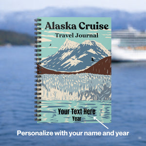 Personalized Alaska Cruise Glacier Bay Travel Journal Journal Cruise Into