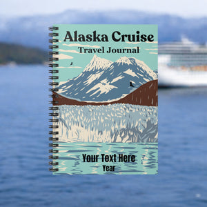 Personalized Alaska Cruise Glacier Bay Travel Journal Journal Cruise Into