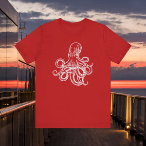 Scarlet Night Octopus Virgin Voyages T-shirt