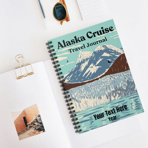 Personalized Alaska Cruise Glacier Bay Travel Journal Journal Cruise Into