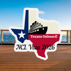 Personalized Texas Cruise Door Magnet Cruise Door Magnets Cruise Into