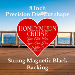 Personalized Honeymoon Cruise Door Magnet Cruise Door Magnet