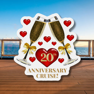 20th Anniversary Cruise Door Magnet Cruise Door Magnets   
