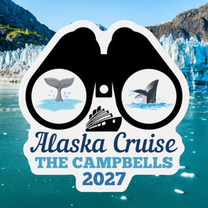 Personalized Alaska Whale Watching Cruise Door Magnet Cruise Door Magnets Cruise Into