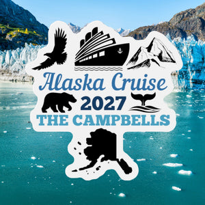 Personalized Alaska Cruise Door Magnet Cruise Door Magnets Cruise Into