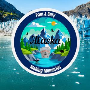 Personalized Alaska Glacier Bay Cruise Door Magnet