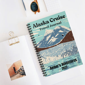 Personalized Alaska Cruise Glacier Bay Travel Journal Journal Cruise Into