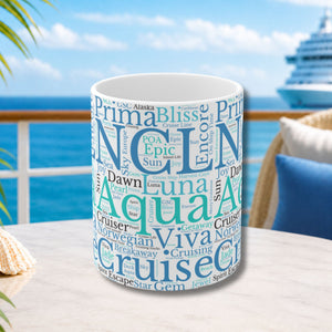 NCL Cruise-themed mug 
