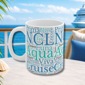 NCL Cruise-themed mug 