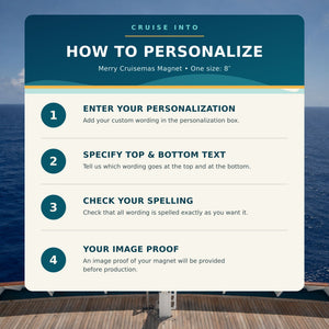 How to Personalize Christmas 8 inch