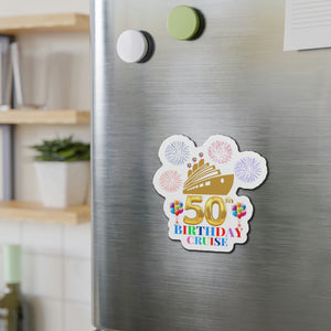 50th Birthday Cruise Door Magnet Cruise Door Magnets Cruise Into