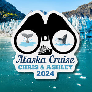 Personalized Alaska Whale Watching Cruise Door Magnet Cruise Door Magnets   