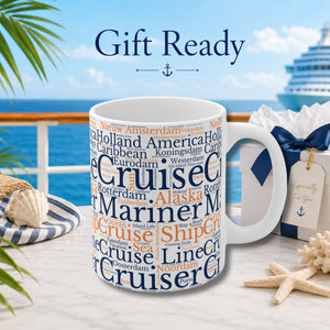 Holland America Cruise Words Coffee Mug Mug 
