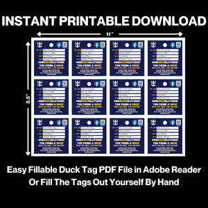 Royal Caribbean Cruising Duck Tags Printable Digital Download Digital Download Cruise Into