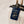 Spending Our Kids’ Inheritance cruise luggage tag with navy and gold design, cruise ship artwork, and black leather strap