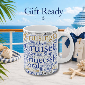 Princess Cruise Words Coffee Mug
