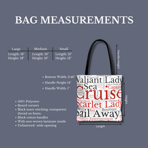 Virgin Voyages Cruise Tote Bag Bags Cruise Into