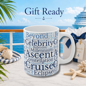 Celebrity Cruise Words Coffee Mug Mug