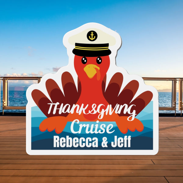 Personalized Thanksgiving Cruise Door Magnet Cruise Door Magnets Cruise Into