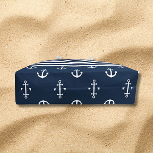 Nautical Stripes Anchor Tote Bag Bags Cruise Into