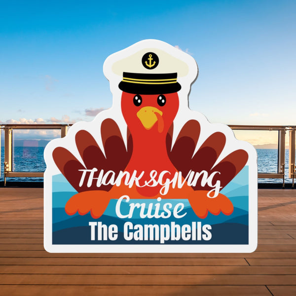 Personalized Thanksgiving Cruise Door Magnet Cruise Door Magnets Cruise Into