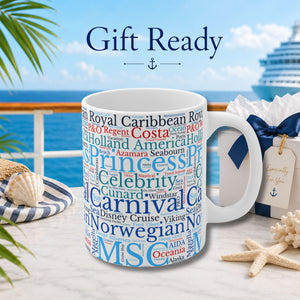 Cruise Ship Words Coffee Mug