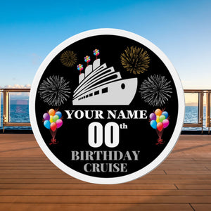 Custom Birthday Cruise Door Magnet Home Decor Cruise Into