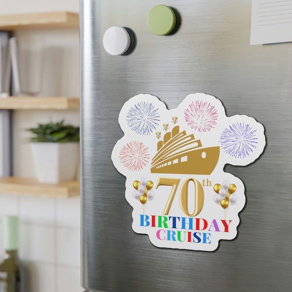 70th Birthday Cruise Door Magnet Cruise Door Magnets Cruise Into