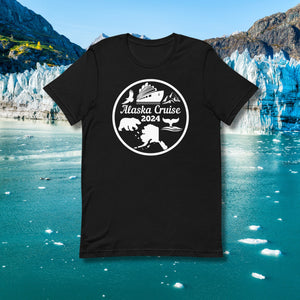 Alaska Cruise 2024 T-Shirt SHIRT Black S 