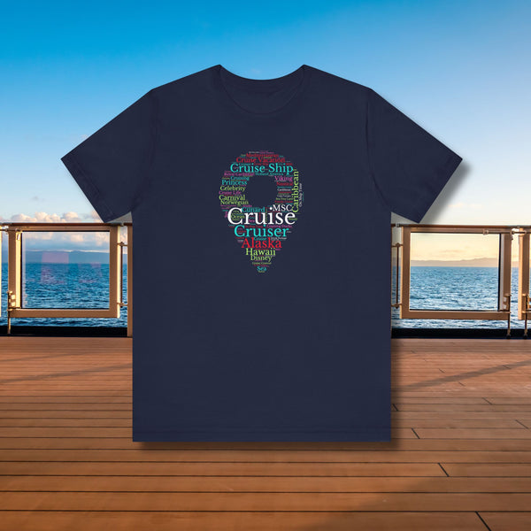 Cruise Destinations T-Shirt SHIRT Navy XS 