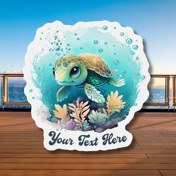 Personalized Sea Turtle Cruise Door Magnet Cruise Door Magnets   